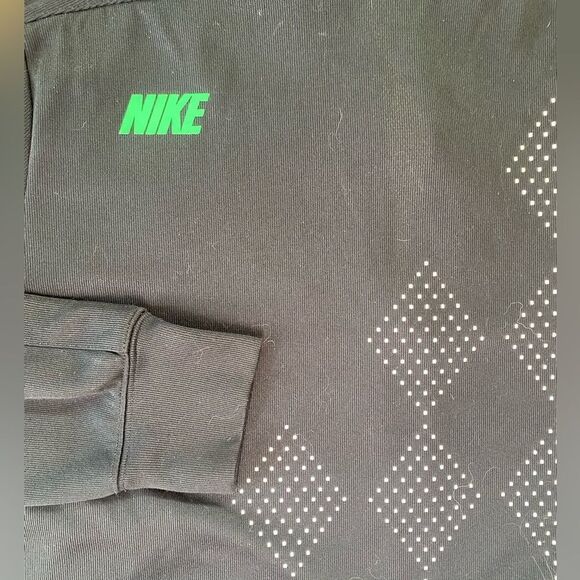 Mens Nike Golf warmup jacket front zip argyle dot print - Picture 9 of 10